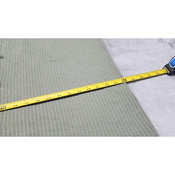 The Commons Men's Green Large Textured Cotton Blend Knit Short Sleeve Shirt NWT - Picture 8 of 9